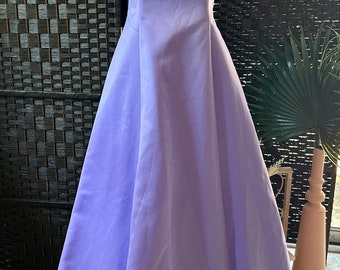 90s/Y2K Zum Zum light purple lavender A-Line formal prom dress with tulle Size 4