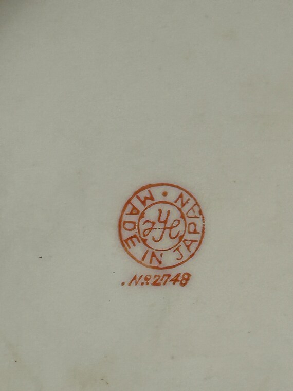 Yellow Hand Painted Goddess Trinket Box Marked Ja… - image 5