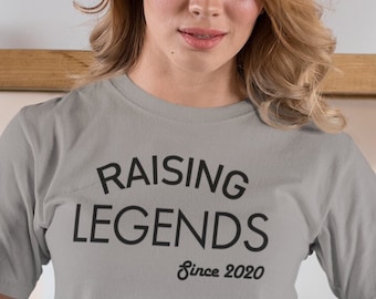 Raising Legends Since 20XX T-Shirt - Celebrate Mom's Impact on Future Generations - gifts for mother - mother's day Funny T-shirt