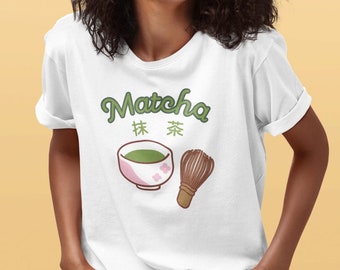 Matcha T-shirt: Kawaii Green Tea Design, Japanese Gift
