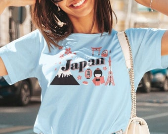 Japan Kawaii Icons T-Shirt: Japan Lover Gift