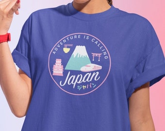 Adventure is calling Japan T-shirt Travel shirt Vacation tee Souvenir T-shirt