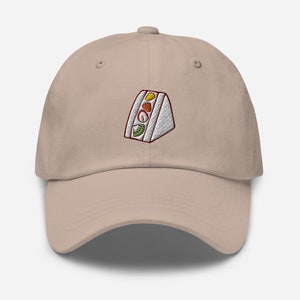 Fruit Sandwich Embroidered Dad hat Fruit Sando Baseball Cap Japanese Dessert Hat Japanese Sweets Cap
