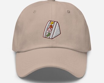 Fruit Sandwich Embroidered Dad Hat: Japanese Dessert Cap