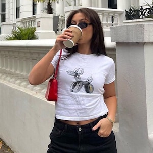 Balloon Doggy Graphic Baby Tee