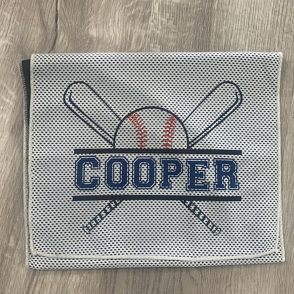 Sports Cooling Towel, Baseball Cooling Towel, Sport towel, Foootball, Swim, Soccer, personalized Cooling Towel, Cooling Towel, Cooling Rag