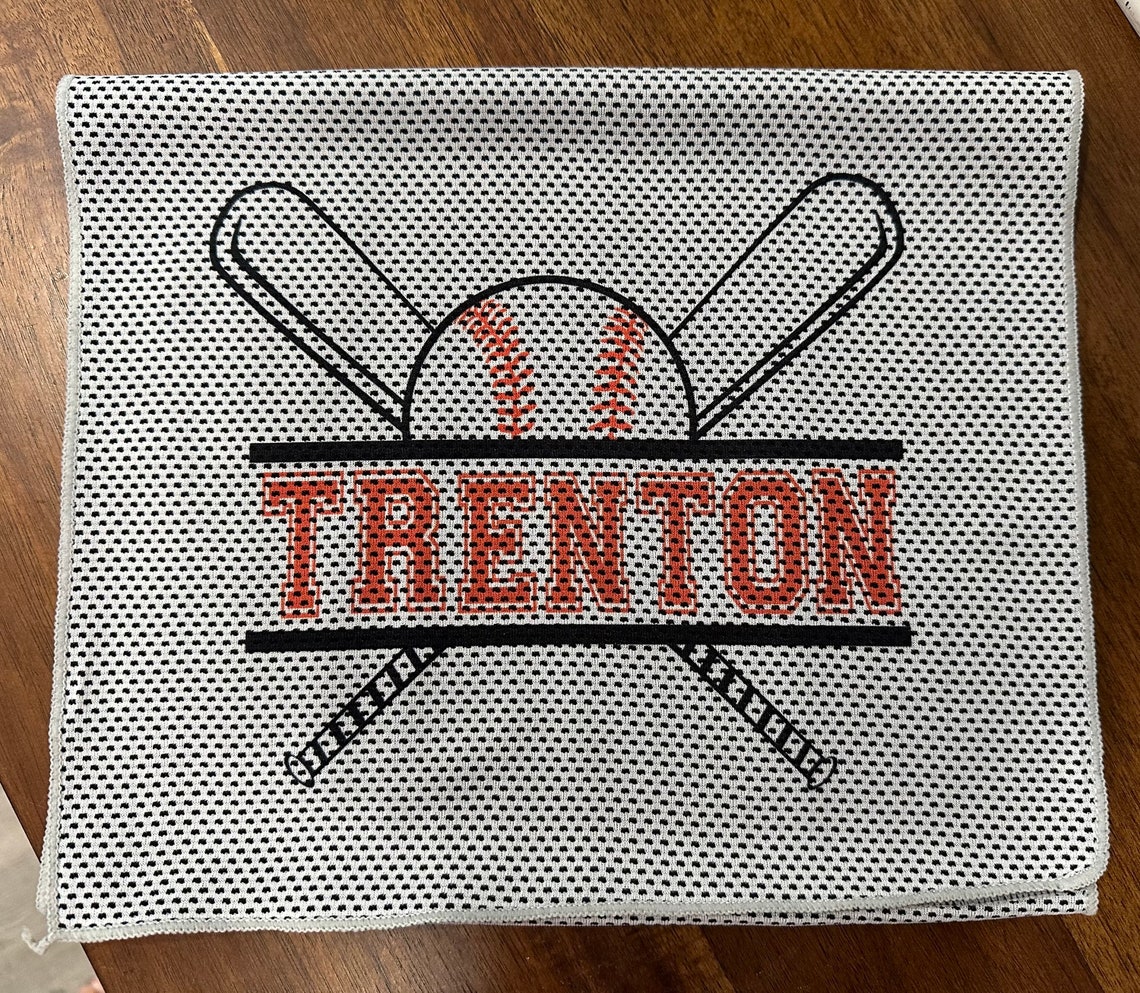 Sports Cooling Towel Baseball Cooling Towel Sport Towel Etsy