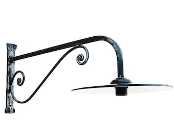 Smeedijzeren wandlamp paallamp 1119