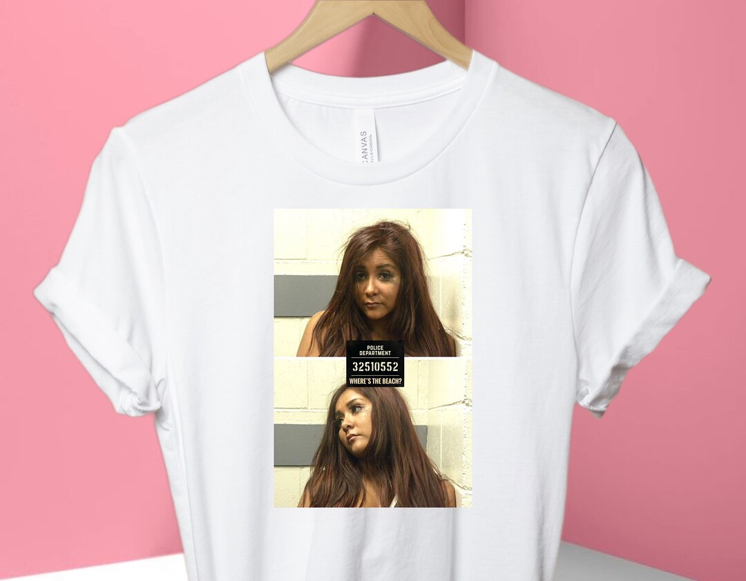 Jersey Shore Snooki Nicole Meatball Mugshot Funny Arrested Etsy