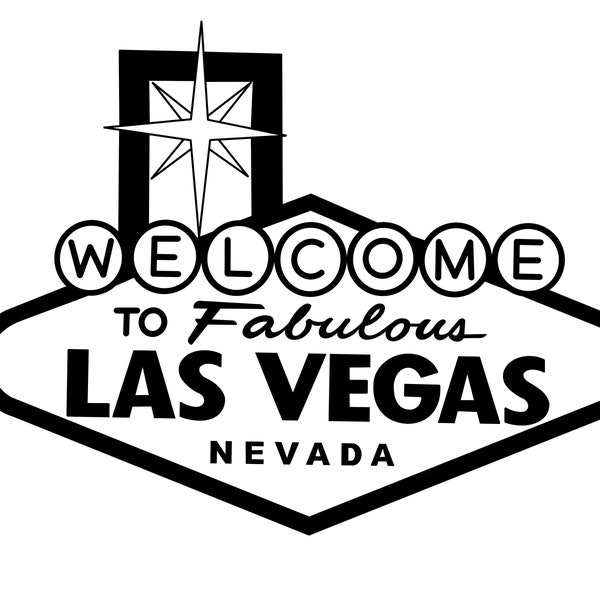 Las Vegas Welcome Sign PNG graphic