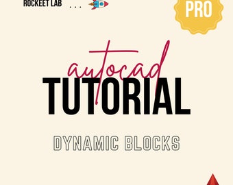 ELI5 / How to create Dynamic Blocks in AutoCAD with Attributes / Tutorial