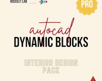Dynamic Blocks Autocad / Furniture / Interior Design / Drafting