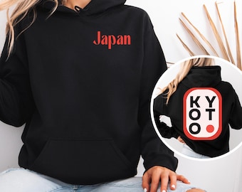 Japan Kyoto Hoodie: Minimalist Streetwear Sweatshirt
