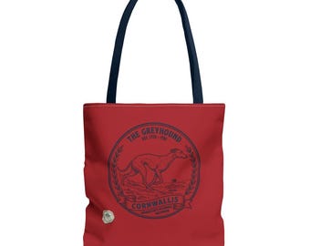 Washington’s Greyhound Red Limited Edition Tote Bag | 250th Anniversary 4th of July USA Patriotic Carryall | 1776 Heritage Collection