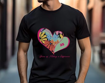 25th Anniversary Shirt, Hoodie & Sweatshirt | Honoring Years of Impact | 25 Years of Growth and Impact | Years of Making a Difference Shirt