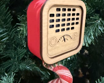 Laser Cut Voice Box Ornament SVG | 2 Sizes, DIY Audio Keepsake (Digital Download)