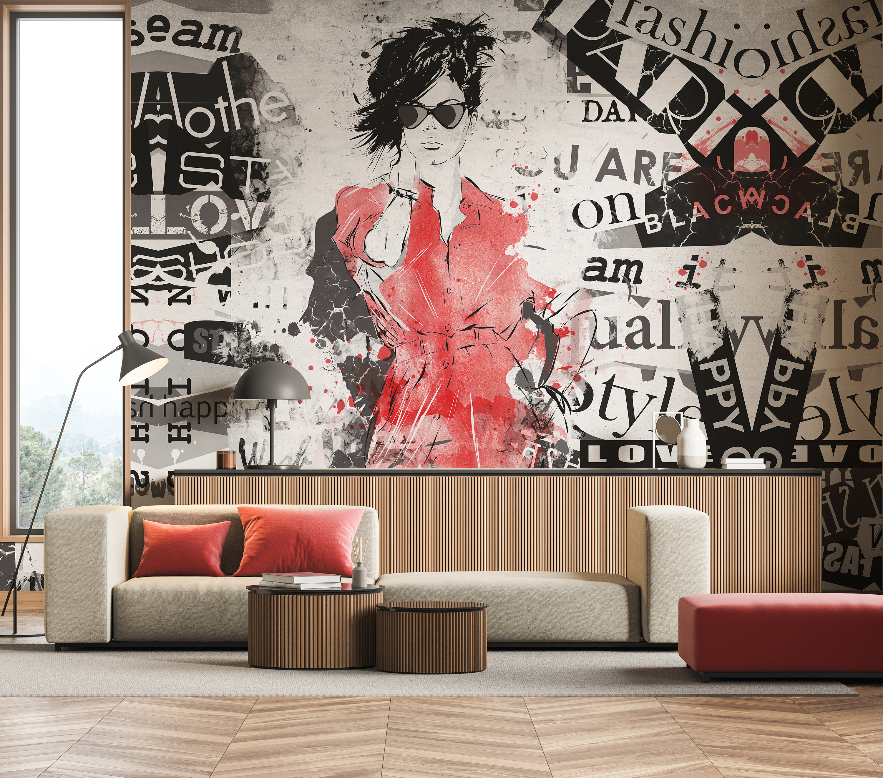 Chanel logo red, 3d, chanel logo, coach, designer themes luxury, lv,  monogram, HD phone wallpaper