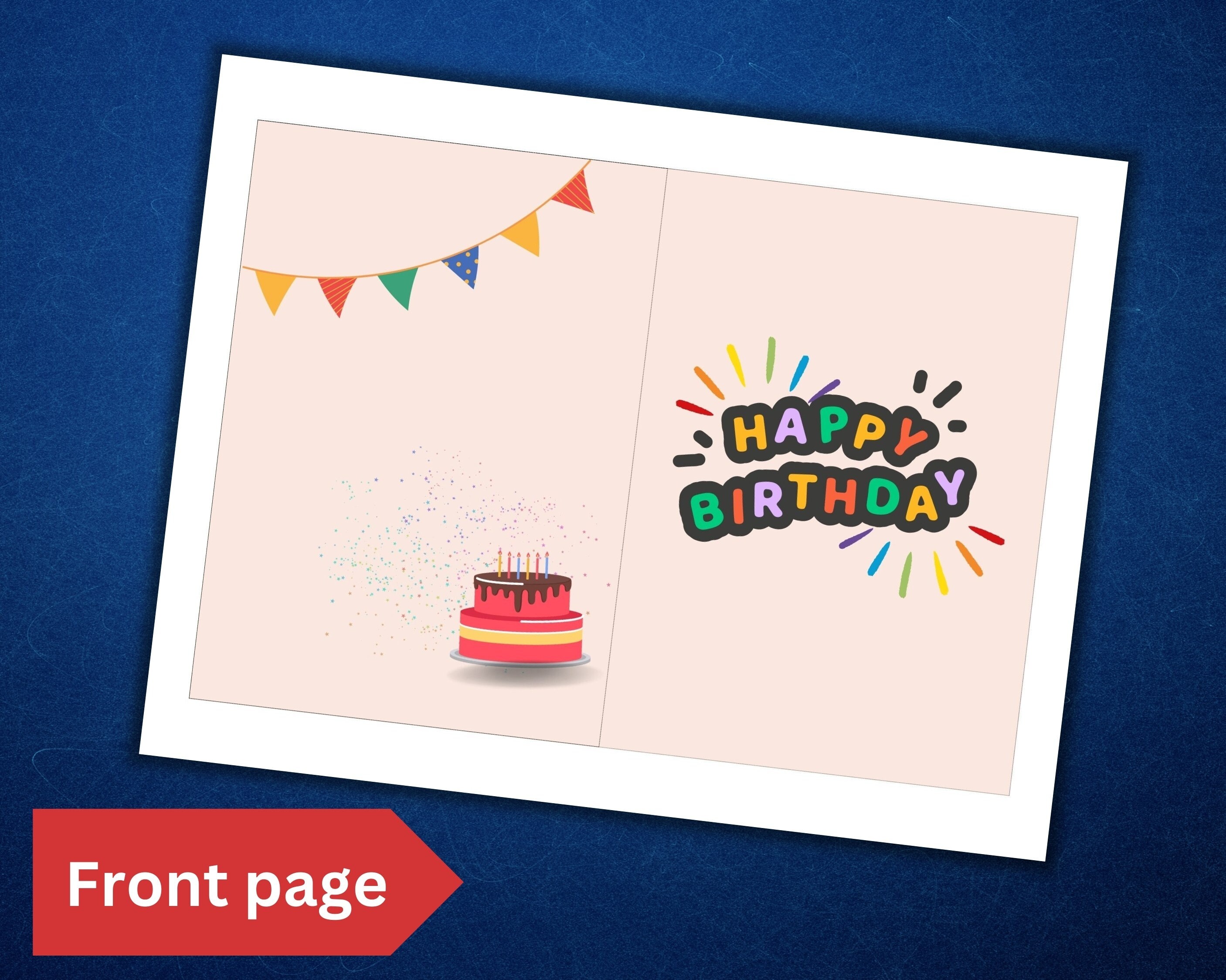 Printable Birthday Card Birthday Card Printable Digital Birthday Cards