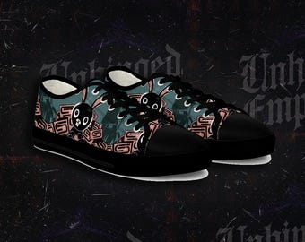 Sneakers gotiche, 'Unhinged Bunny Rabbit', scarpe alternative, punk grunge
