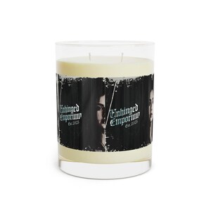 Candela profumata gotica 'Unhinged Ophelia', Emo Haunting, in vetro pieno, 11 once, portacandele, arredamento per la casa, decorazione di Halloween, estetica dark immagine 5