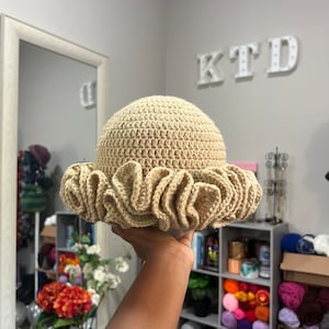 Crochet Ruffle Hat with Extreme Ruffles (Custom)