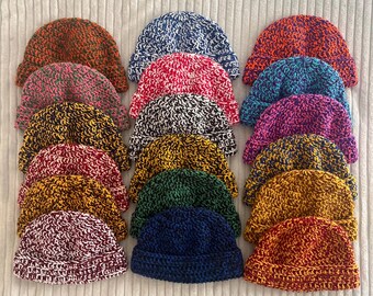 Crochet Beanies (Pre-Made/Ready to Ship)