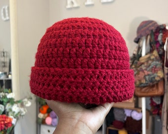 Crochet Beanie with Bulky Yarn (Custom)