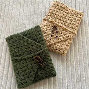 Crochet Book Sleeve with Strap (Custom)