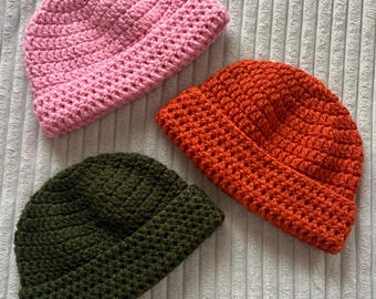 Crochet Beanies (Pre-Made/Ready to Ship)
