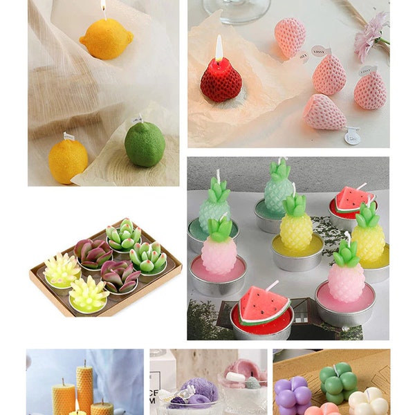 1 Set 24 Colors Candle Dyes Set Pigment • Aromatherapy Liquid Colorant Pigment • DIY Candle Mold Coloring Kit Crafts Resin Pigment