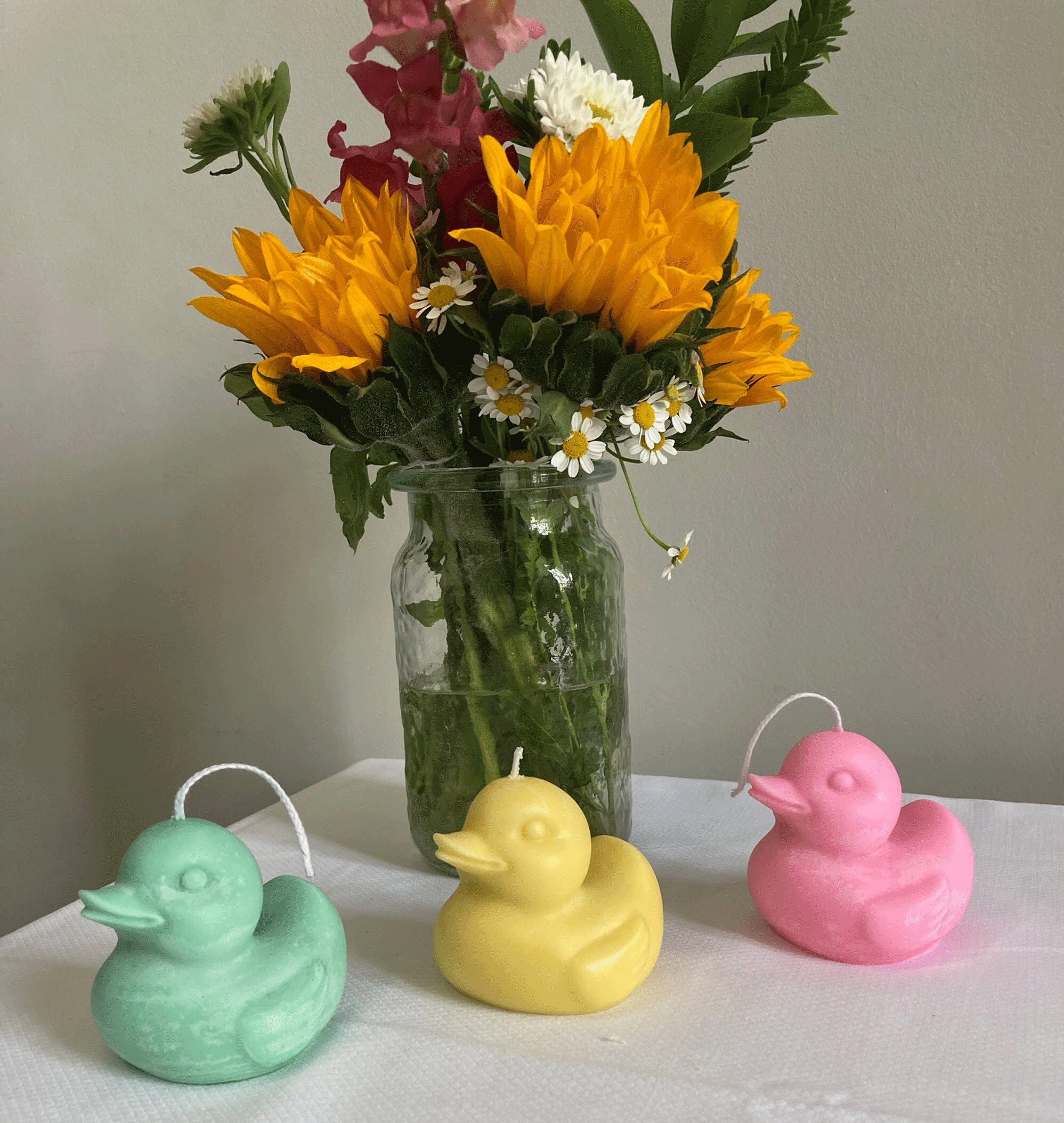 Rubber Duck Candles, Ducks, Duckie, Ducky, Bath, Tub Duck, Yellow Etsy