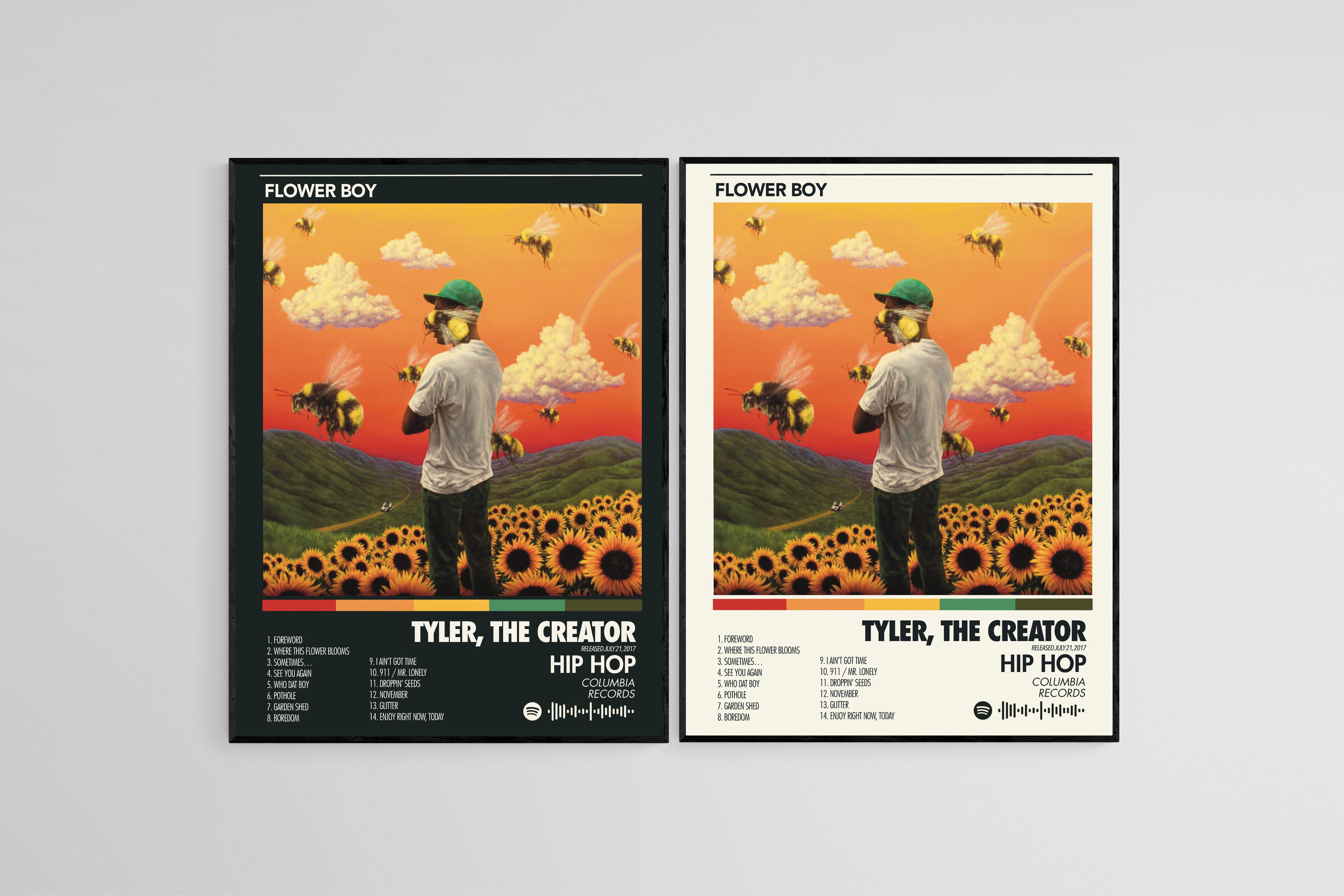 558416 Tyler The Creator Flower Boy Album HD Cover Art 24x18 WALL PRINT  POSTER