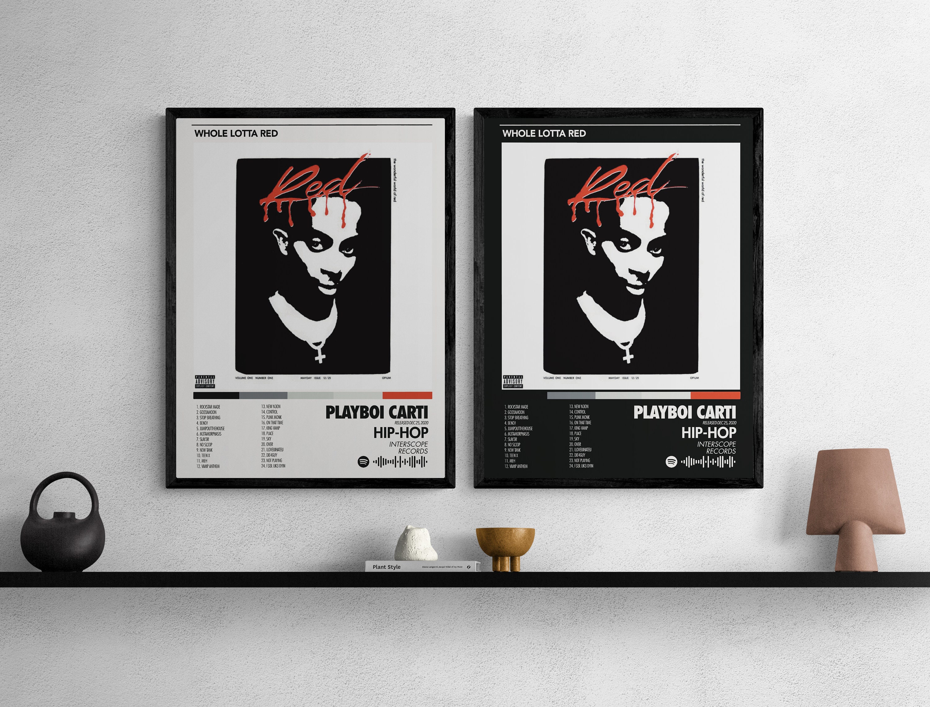 Playboi Carti | Whole Lotta Red | Wall-art, Wall Print