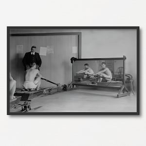 Vintage Rowing Team Crew Photography, Black and White Photo Print, Rowing Print Gift, Sports Wall Art, Old Downloadable Printable Photograph