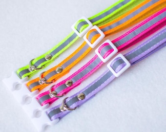 Reflective collars for puppies and small dogs