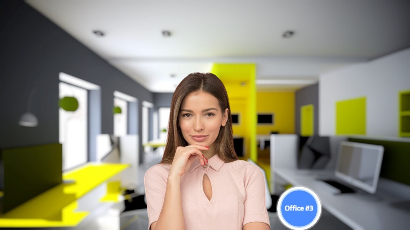 Zoom Office Background Zoom Home Office Background 4 Colorful Modern