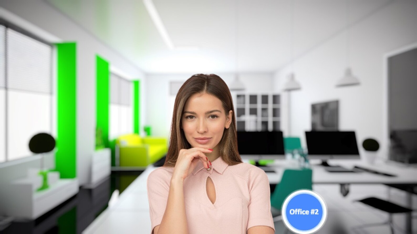 Zoom Office Background Zoom Home Office Background 4 Colorful Modern