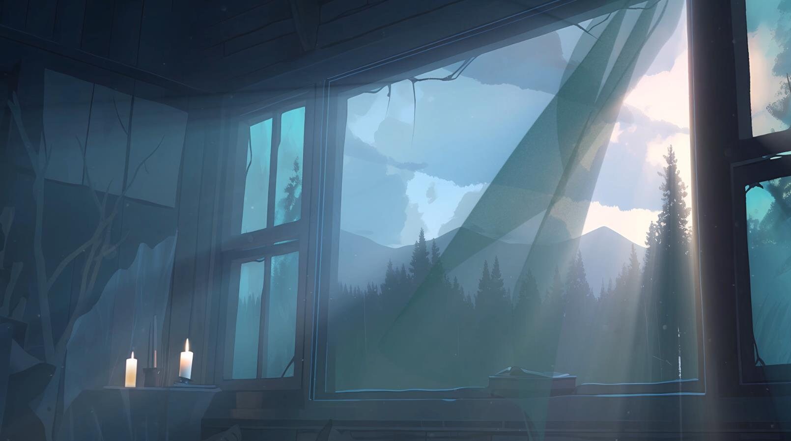 ANIMATED STREAM BACKGROUND | Mystic Window (loop, 1080p, Stream Overlay ...