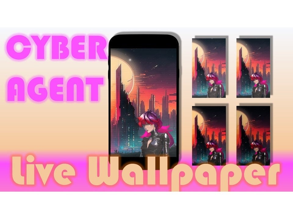 Cyberpunk Mobile Wallpaper iPhone Pride Wallpaper (Instant Download) 