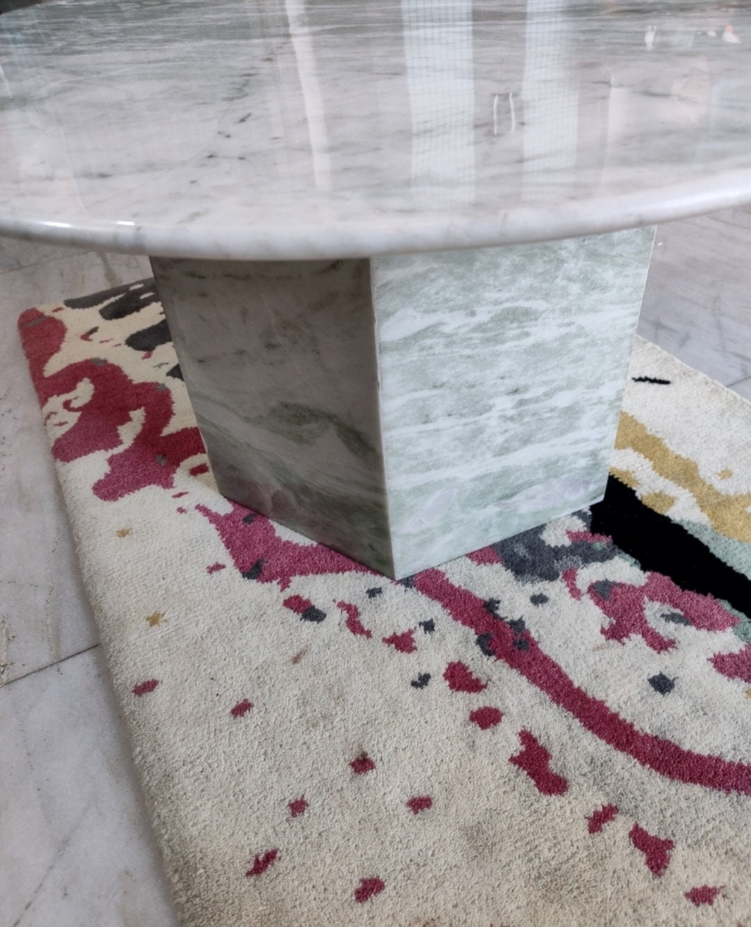 Green Onyx Marble Coffee Table Side Table marble Living Room Etsy