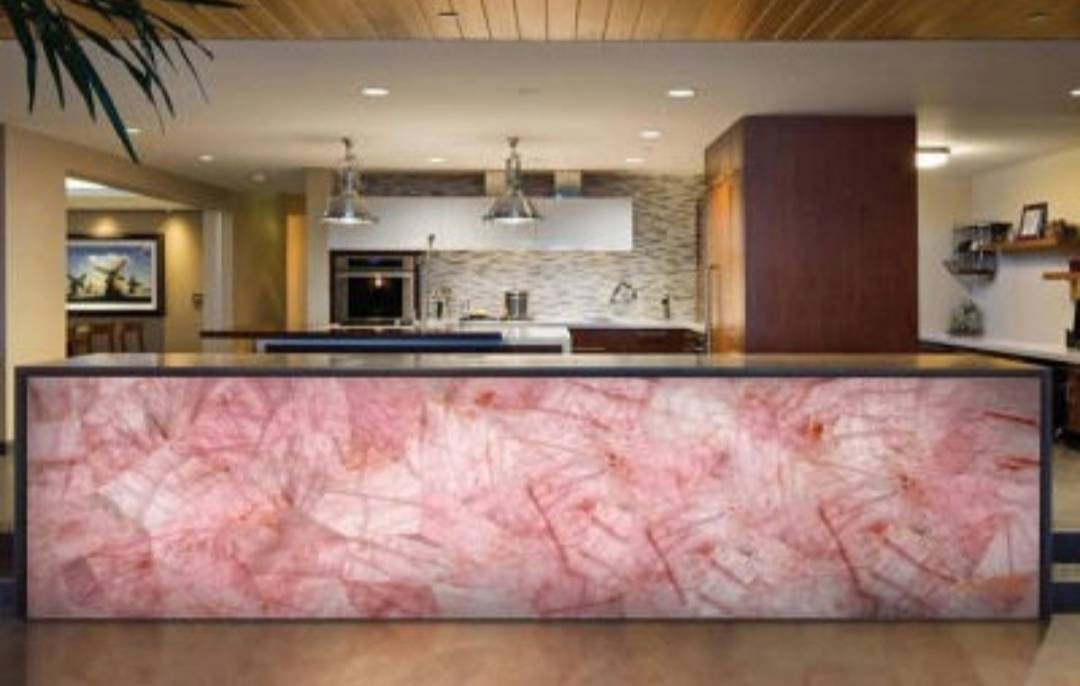Pink Quartz Slab / Rose Quartz Vanity Top / Rose Quartz Countertop