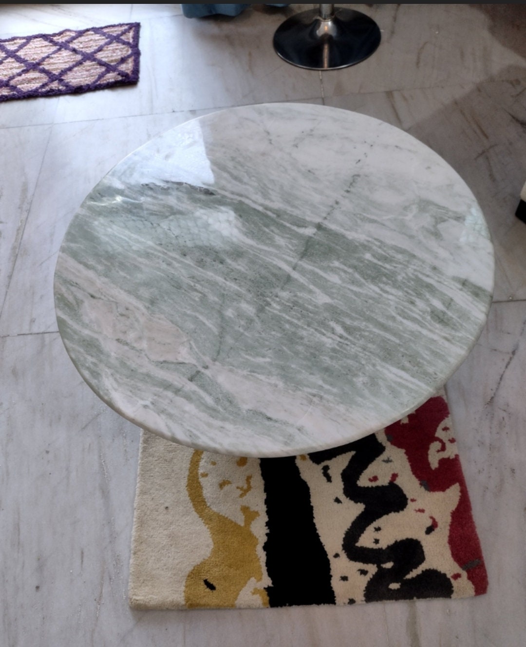 Green Onyx Marble Coffee Table Side Table marble Living Room Etsy