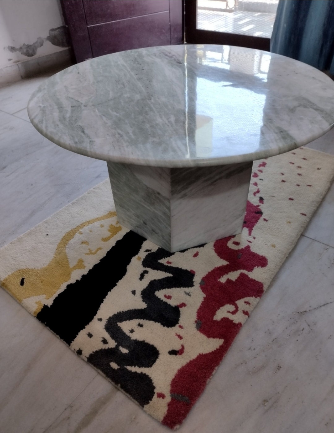 Green Onyx Marble Coffee Table Side Table marble Living Room Etsy