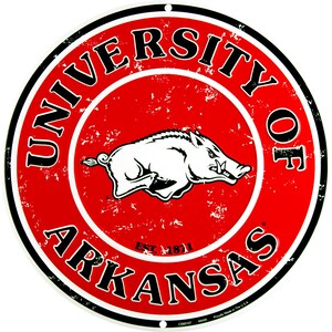Lettering Arkansas Razorbacks 12
