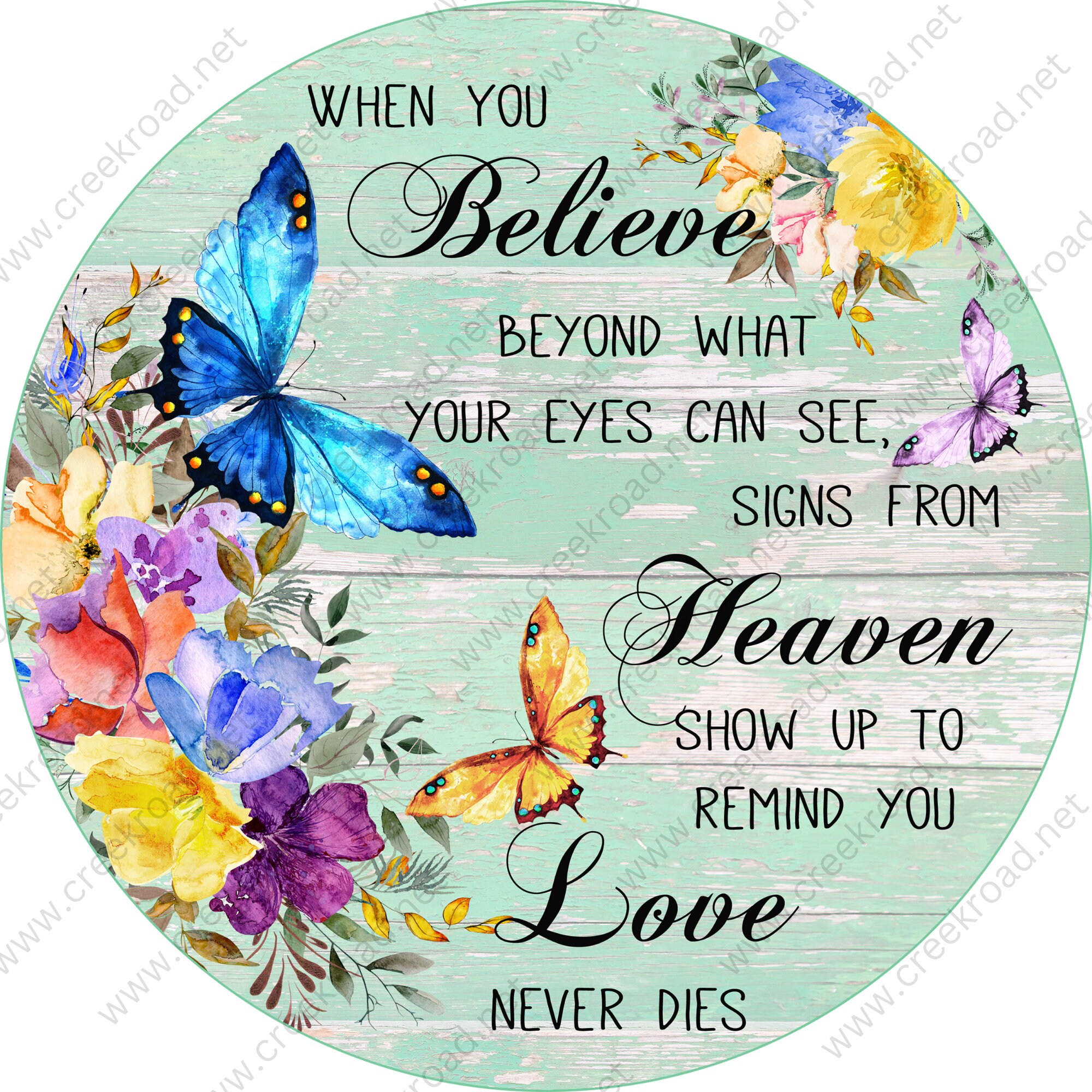 When You Believe Beyond What Your Eyes Can See Heaven Shows up - Etsy