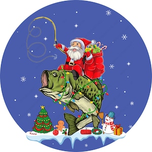 Fishing Santa Claus 