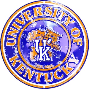 12&quot; Diameter University of Kentucky Wildcats Officially Licensed Collegiate Sign-Sports-College
