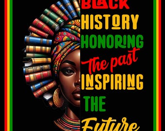 Black History Honoring The Past Inspiring The Future Sublimation Square Listing