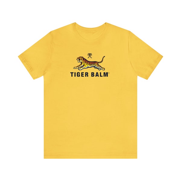 Tiger Balm T-Shirt, Tigerbalm Shirt Unisex 100% Cotton