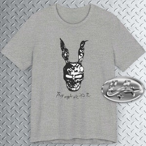Donnie D. Rabbit T-Shirt, Cinema Tee, Darko Tee, Movie Shirt, Late 90s Movie Tee, y2k Style, Dark Movie